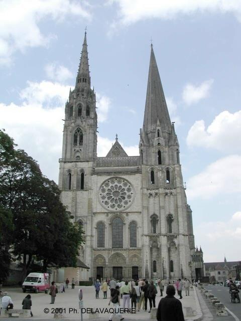 Eglises - Juillet 2001. Cathédrale de Chartres (28).