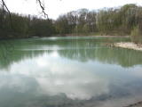 Paysages - Avril 2004. L'étang bleu de la forêt de Carnelle (95).