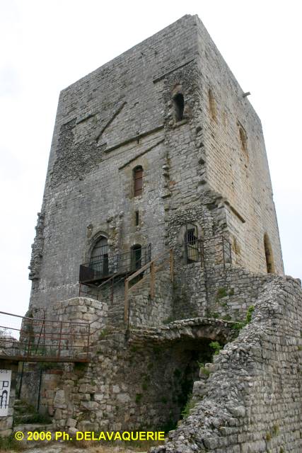 Châteaux Cathares - Juin 2006. Château de Puivert - le Donjon (11).