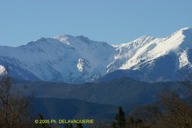 Canigou - Janvier 2005. Le massif du Canigou (66).